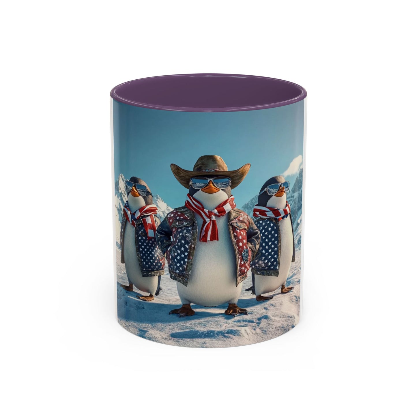 Eternal Stars & Stripes Arctic Edition Mug – Proudly USA (11 oz)