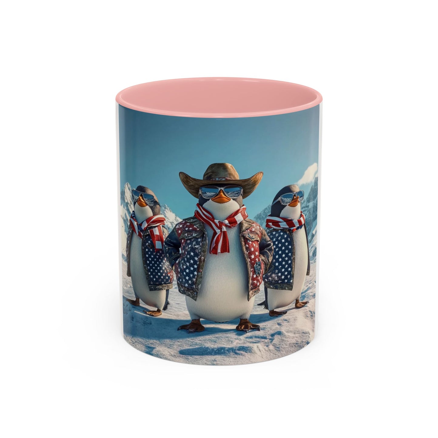 Eternal Stars & Stripes Arctic Edition Mug – Proudly USA (11 oz)