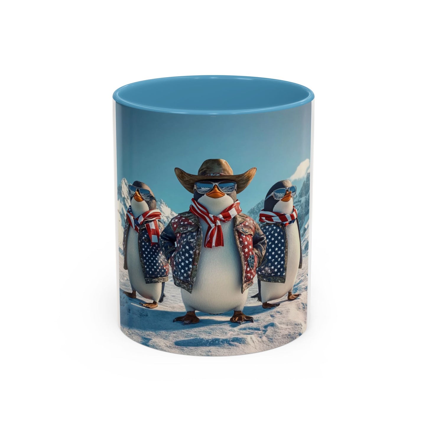 Eternal Stars & Stripes Arctic Edition Mug – Proudly USA (11 oz)