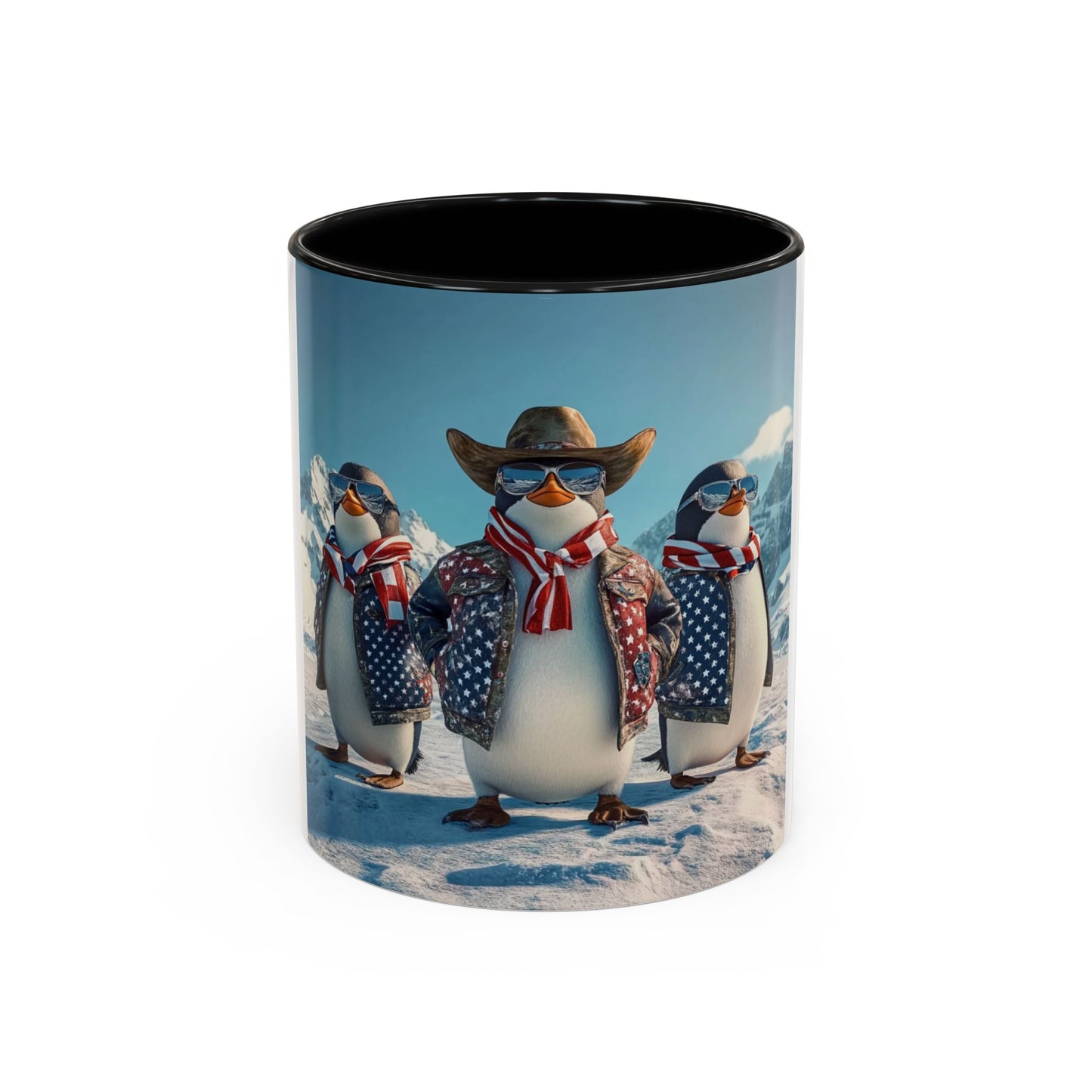 Eternal Stars & Stripes Arctic Edition Mug – Proudly USA (11 oz)